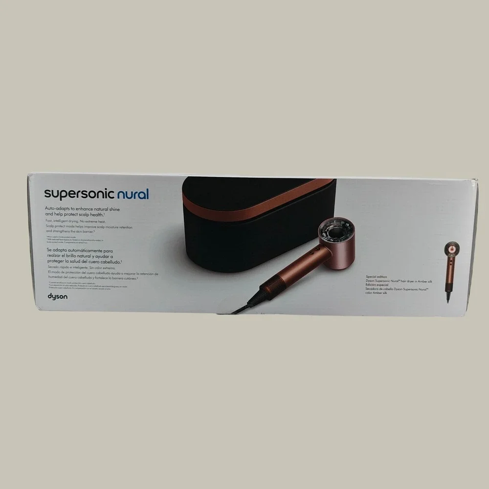 Dyson Supersonic Nural Hair Dryer Special Edition Amber Silk HD16 New Open Box